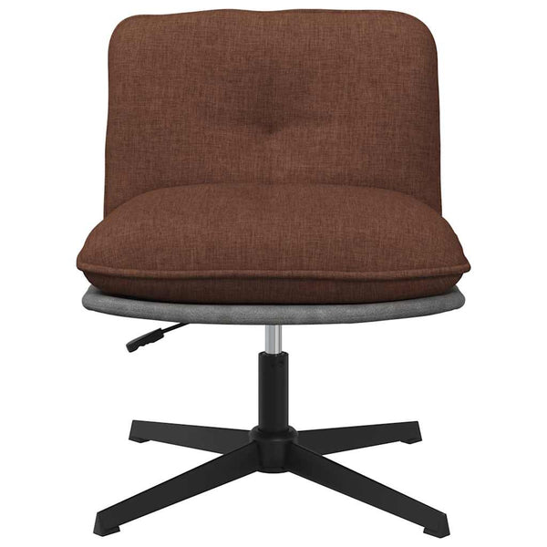 Bürostuhl Drehbar Braun Stoff