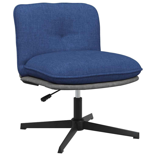 Drehbarer Bürostuhl Blau Stoff