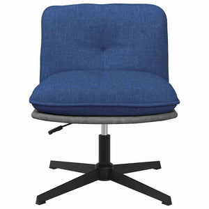Drehbarer Bürostuhl Blau Stoff