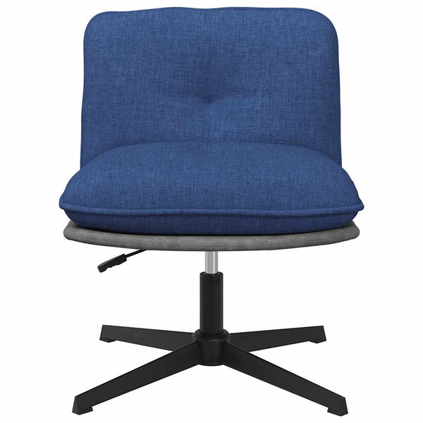 Drehbarer Bürostuhl Blau Stoff