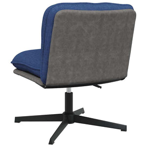 Drehbarer Bürostuhl Blau Stoff