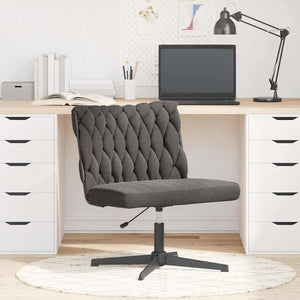 Bürodrehstuhl Dunkelgrau Wolloptik