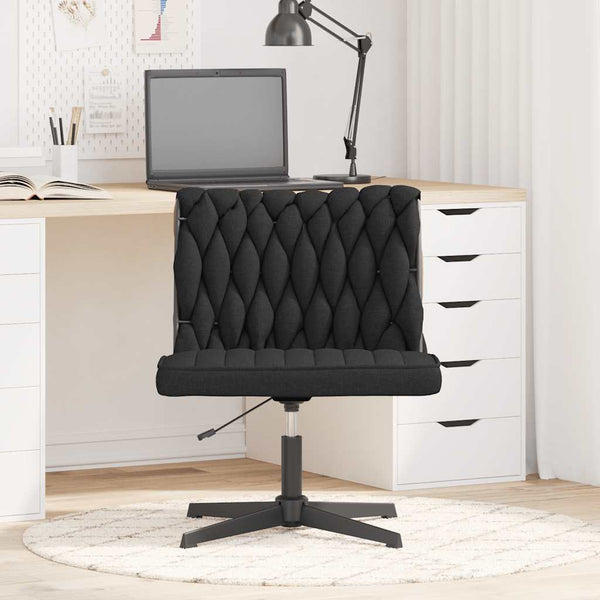 Bürostuhl Drehbar Schwarz Stoff