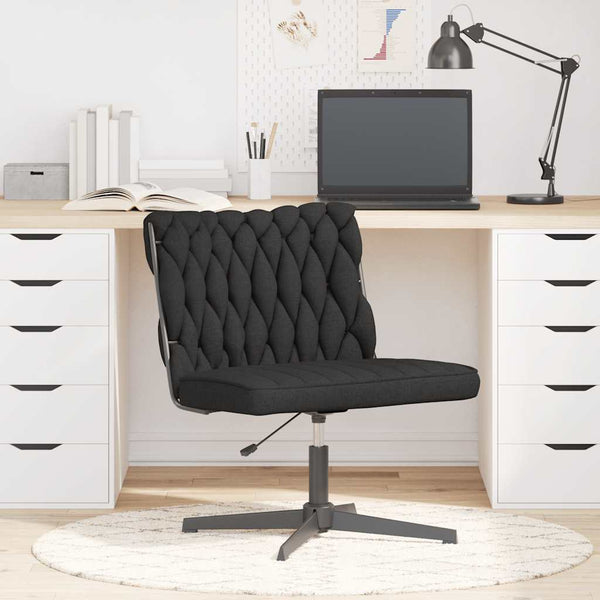 Bürostuhl Drehbar Schwarz Stoff