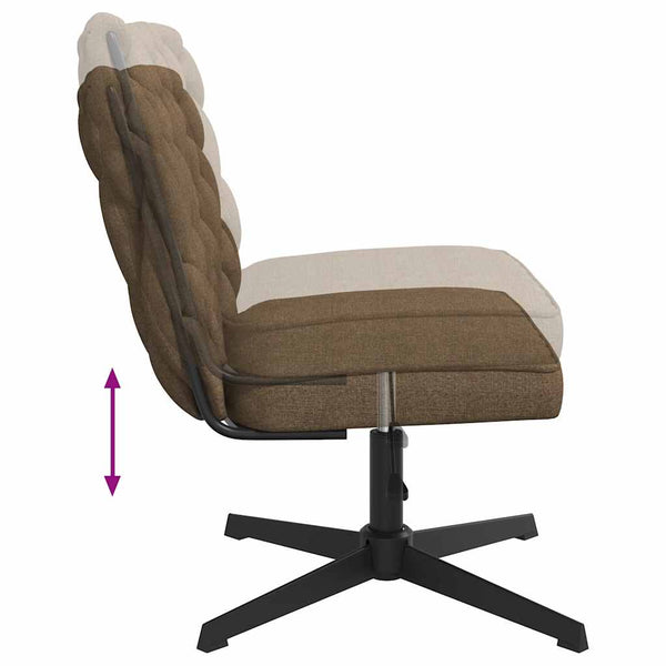 Bürostuhl Drehbar Taupe Stoff
