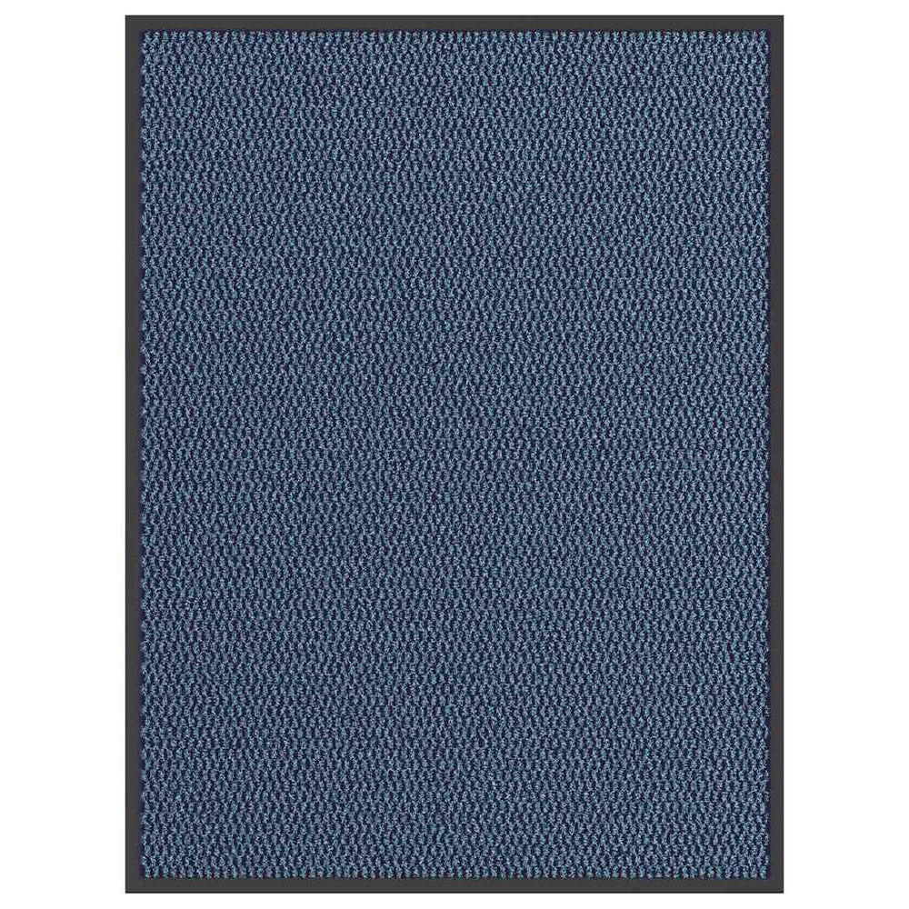 vidaXL Paillasson bleu 90x120 cm