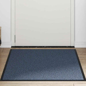 Blaue Fußmatte 90x120 cm