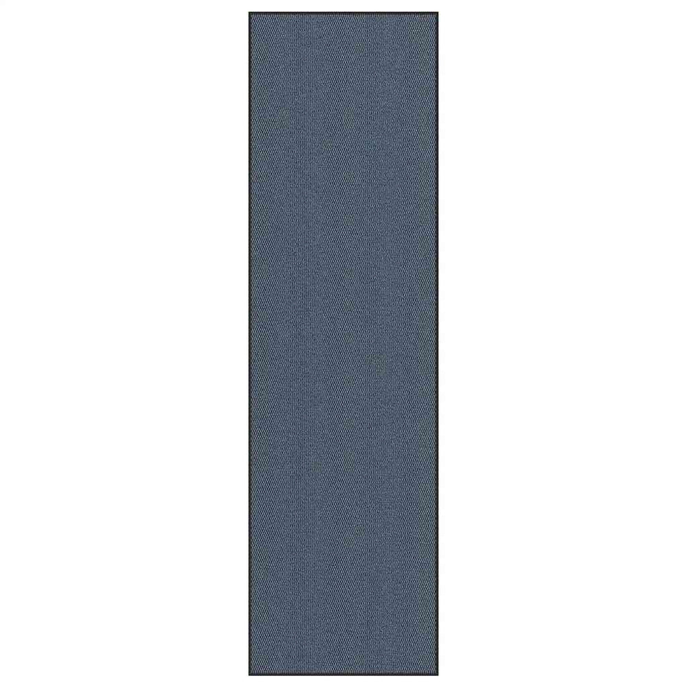 vidaXL Paillasson bleu 115x400 cm