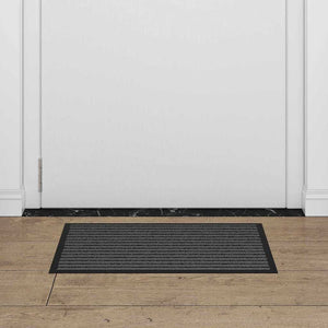 Schwarze Fußmatte 40x60 cm Polypropylen