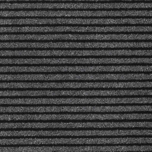 Schwarze Fußmatte 60x180 cm Polypropylen