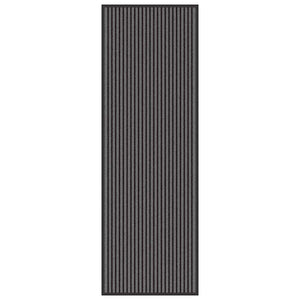 Schwarze Fußmatte 60x180 cm Polypropylen
