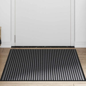 Schwarze Fußmatte 80x120 cm