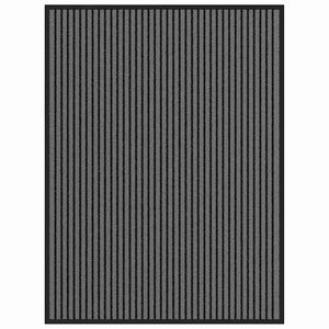 Schwarze Fußmatte 80x120 cm