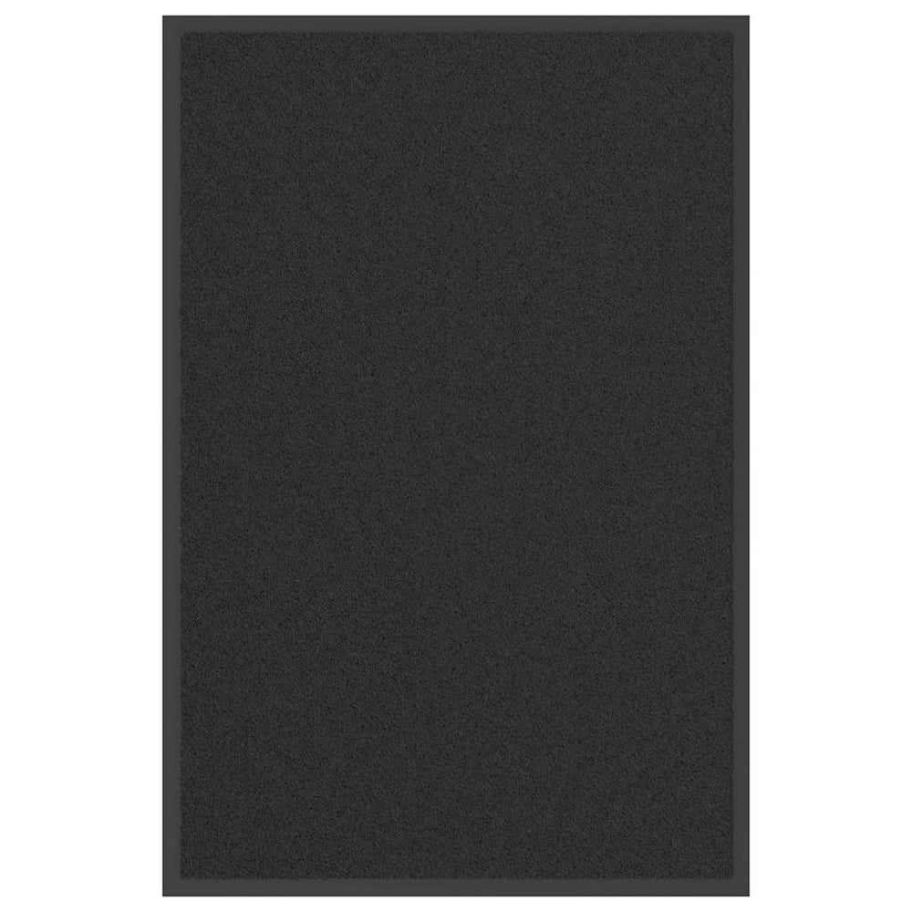 vidaXL Paillasson Noir 60x90 cm
