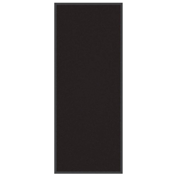 Schwarze Fußmatte 60x150 cm