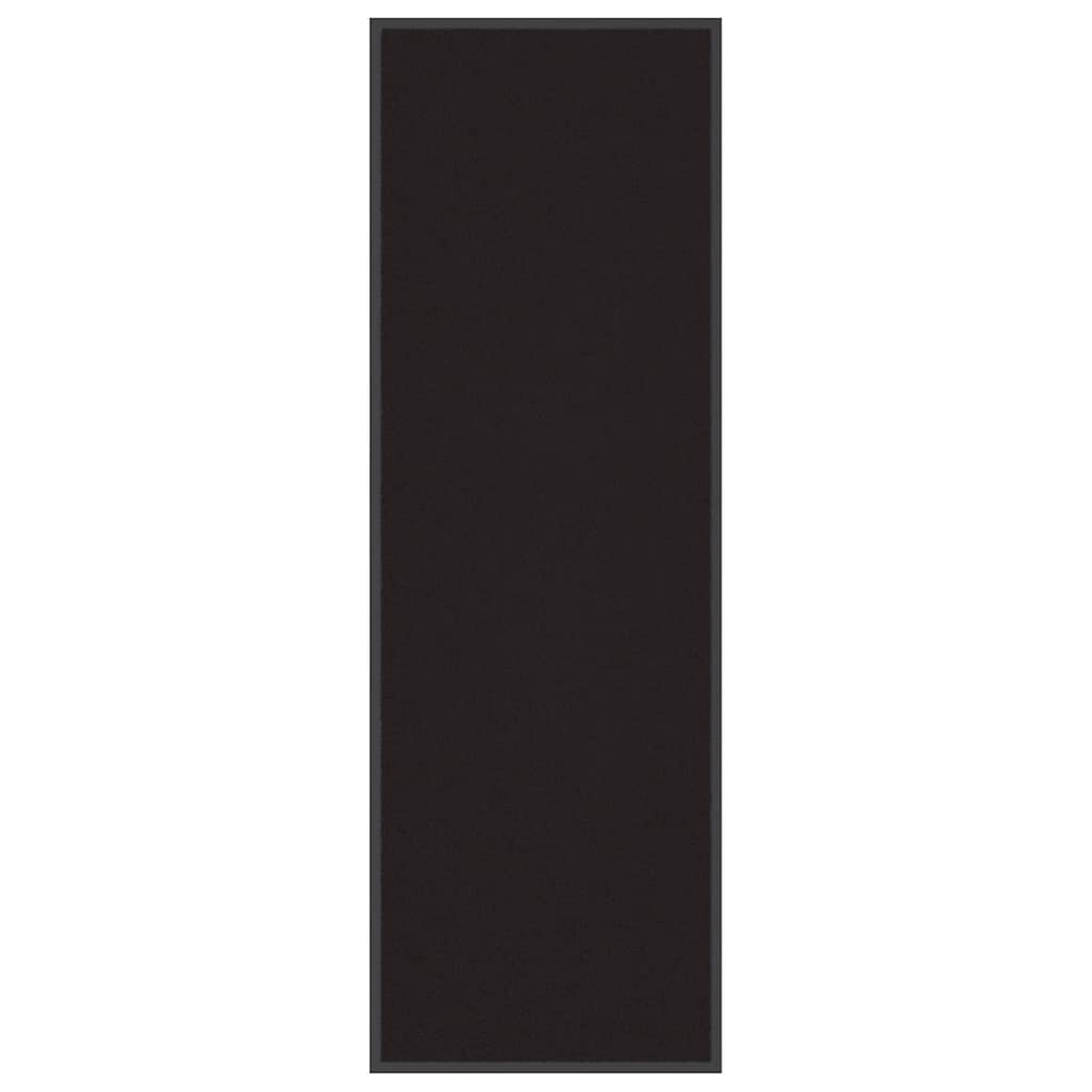 Schwarze Fußmatte 60x180 cm