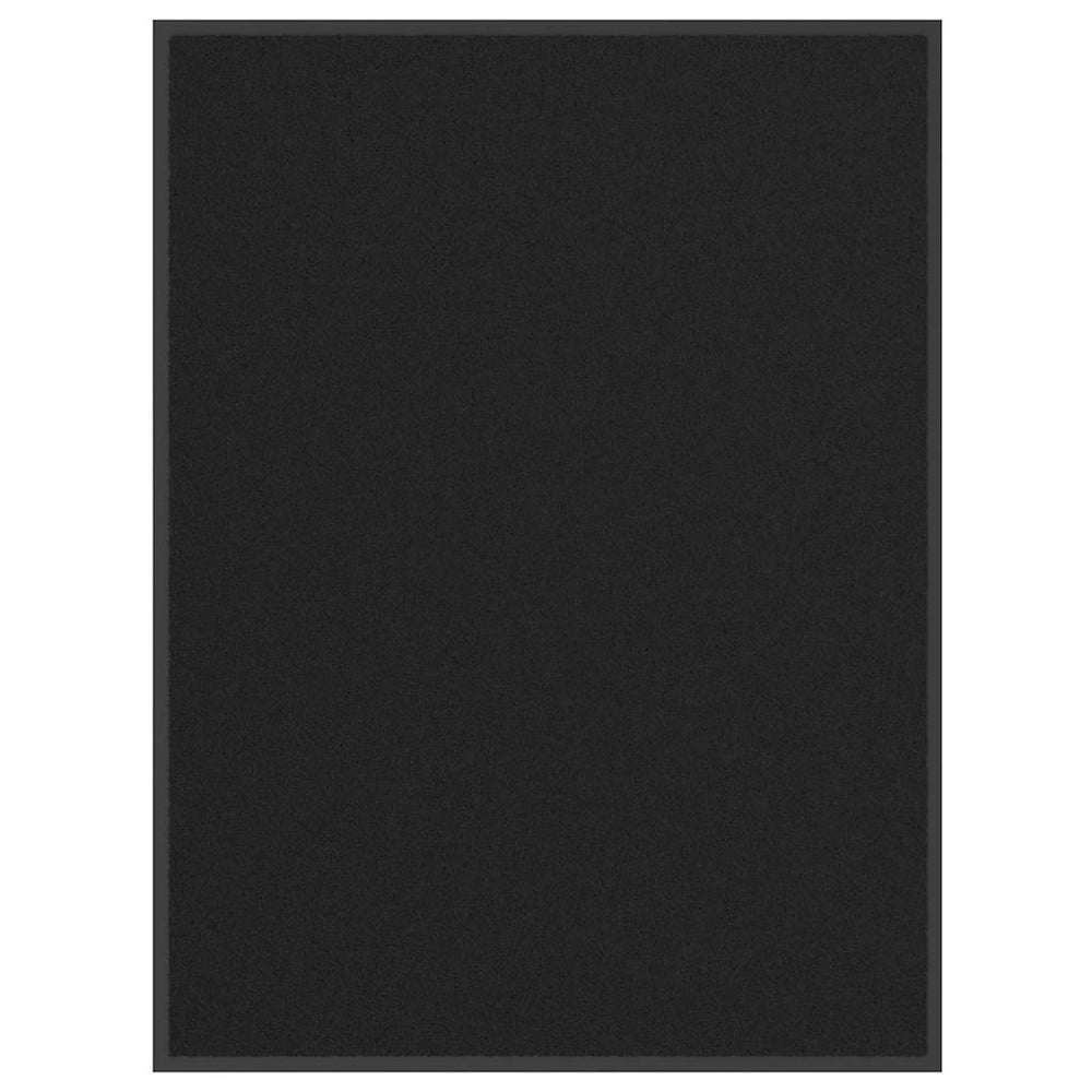 Schwarze Fußmatte 80x120 cm