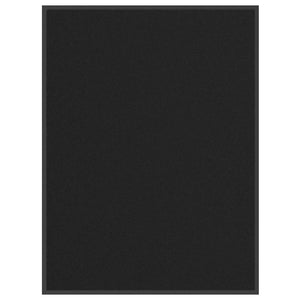 Schwarze Fußmatte 80x120 cm