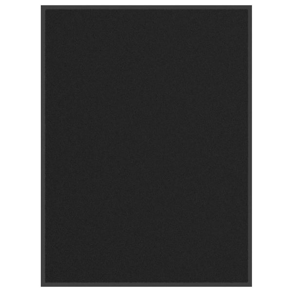 Schwarze Fußmatte 80x120 cm