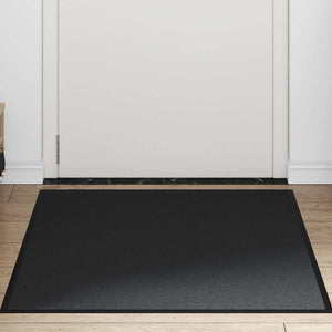Schwarze Fußmatte 80x120 cm