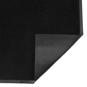 Schwarze Fußmatte 80x120 cm