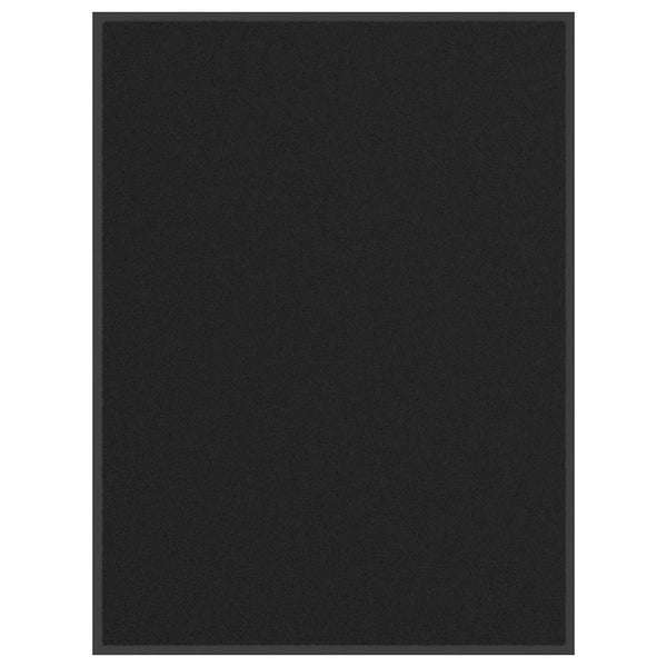 Schwarze Fußmatte 90x120 cm