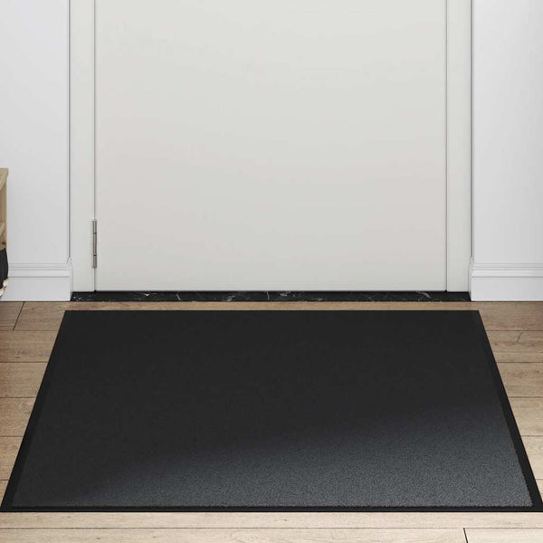 Schwarze Fußmatte 90x120 cm
