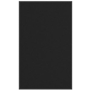 Schwarze Fußmatte 90x150 cm