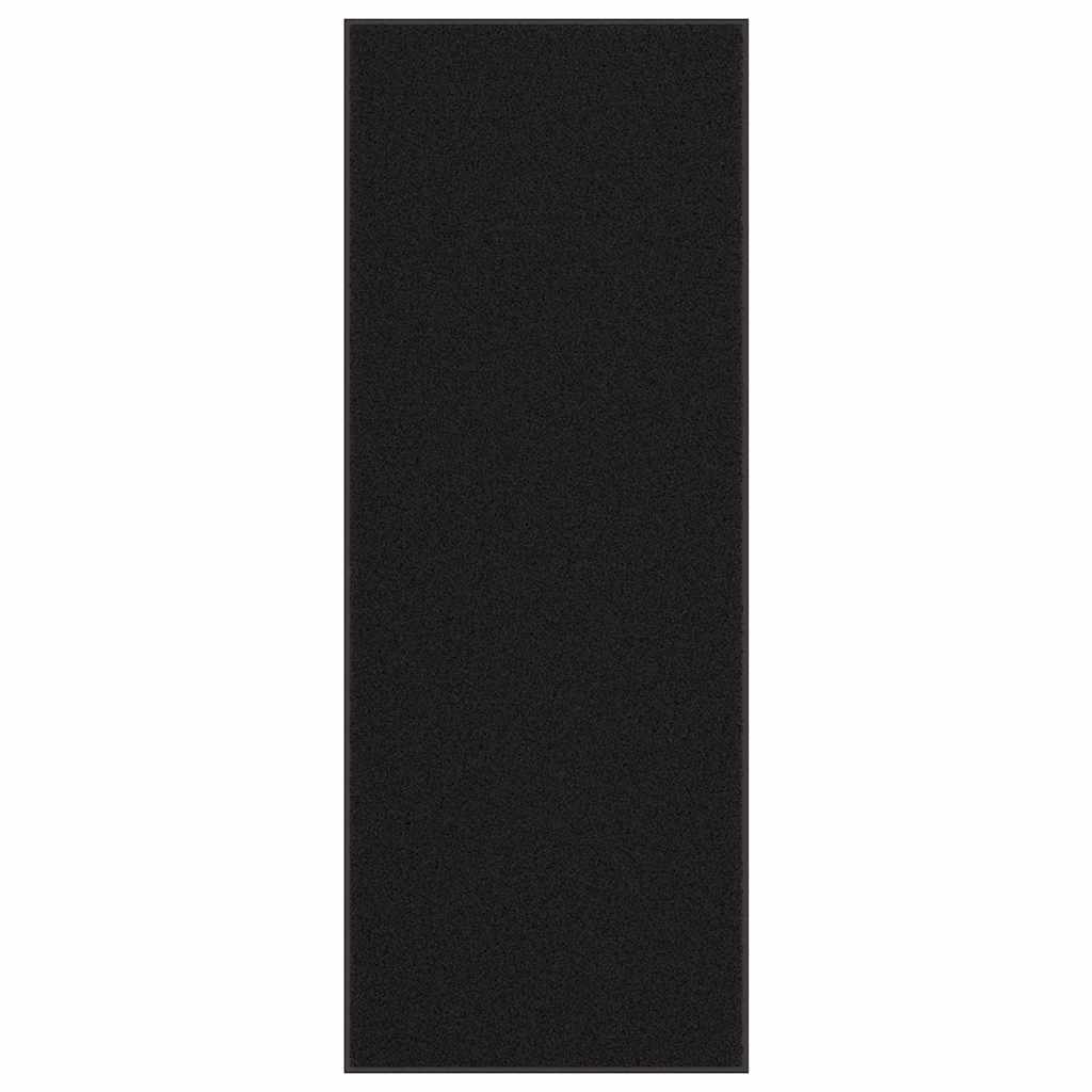 Schwarze Fußmatte 115x300 cm