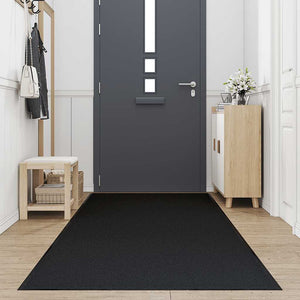 Schwarze Fußmatte 115x300 cm