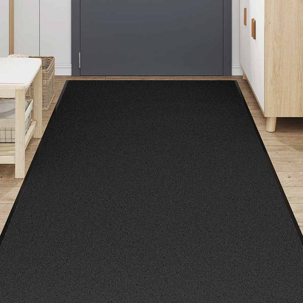 Schwarze Fußmatte 115x500 cm