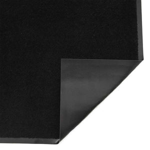 Schwarze Fußmatte 115x500 cm