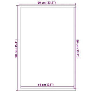 Fußmatte Grau 60x90 cm