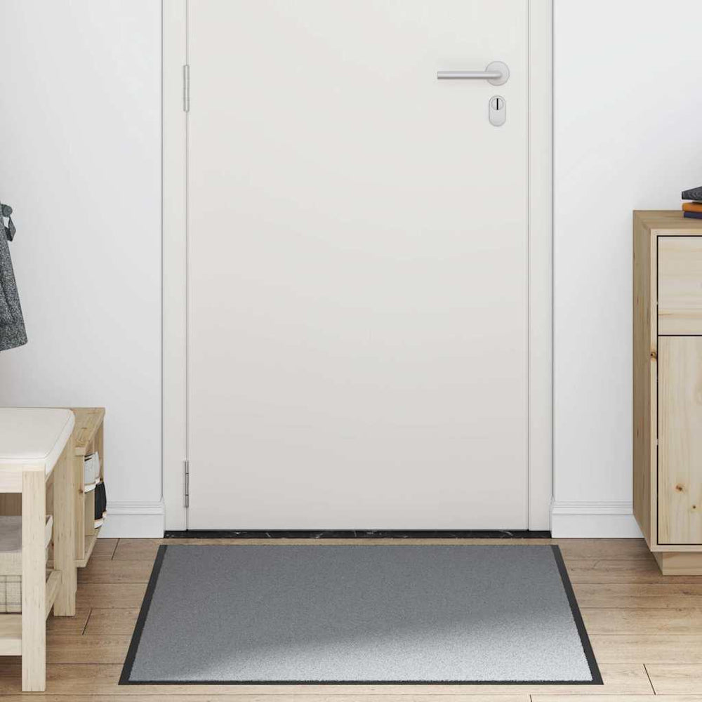 vidaXL Paillasson gris 90x120 cm
