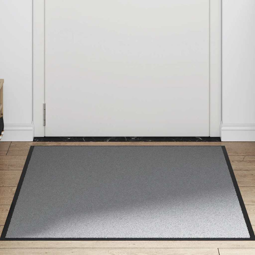 Graue Fußmatte 90x150 cm