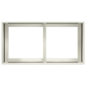 Pflanzkübel Weiß 80x40x40 cm Stahl