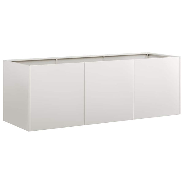 Edelstahl Pflanzkübel 120x40x40 cm