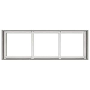 Edelstahl Pflanzkübel 120x40x40 cm