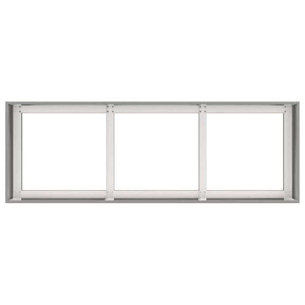 Edelstahl Pflanzkübel 120x40x40 cm
