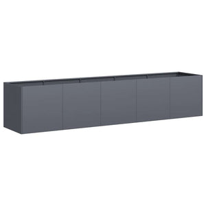 Anthrazit Pflanzgefäß 200 cm Kaltgewalzter Stahl