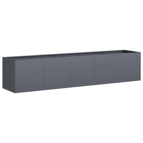 Anthrazit Pflanzgefäß 200 cm Kaltgewalzter Stahl