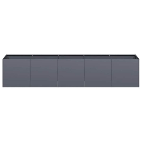 Anthrazit Pflanzgefäß 200 cm Kaltgewalzter Stahl