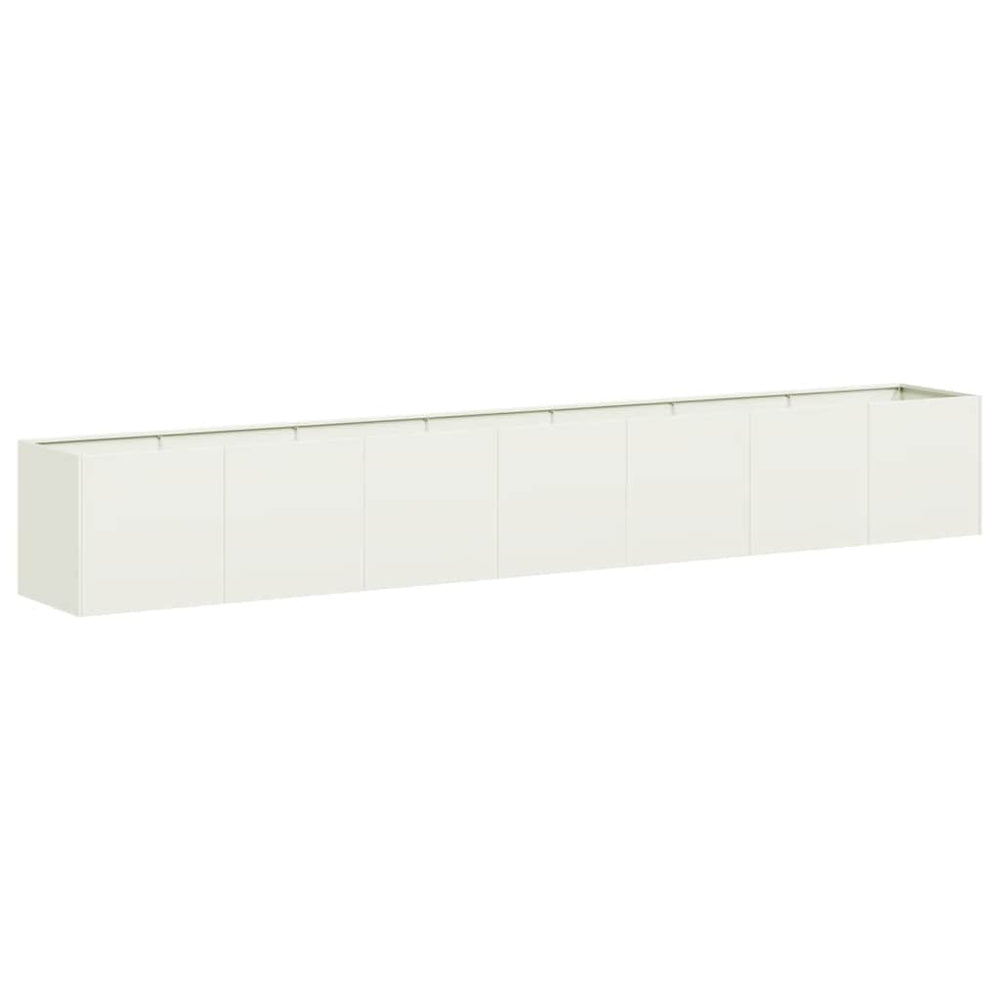 Weißer Pflanzkübel 280 cm