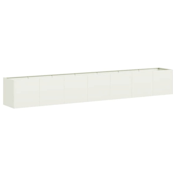 Weißer Pflanzkübel 280 cm