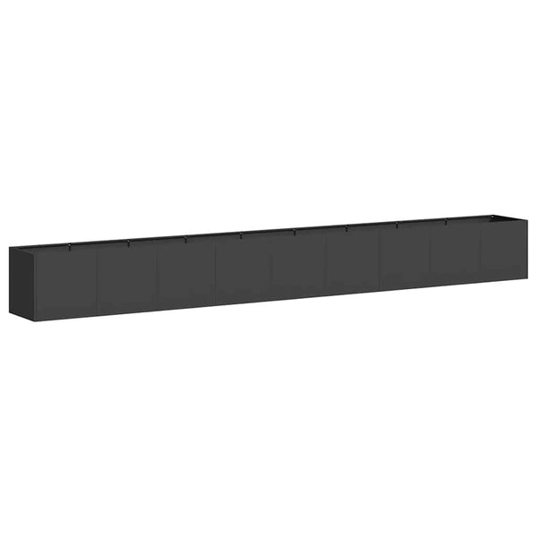 Schwarzer Pflanzkübel 360 cm Stahl