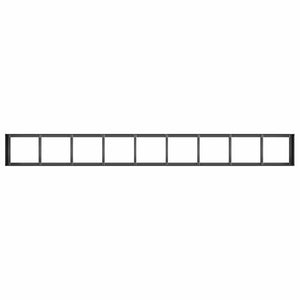 Schwarzer Pflanzkübel 360 cm Stahl