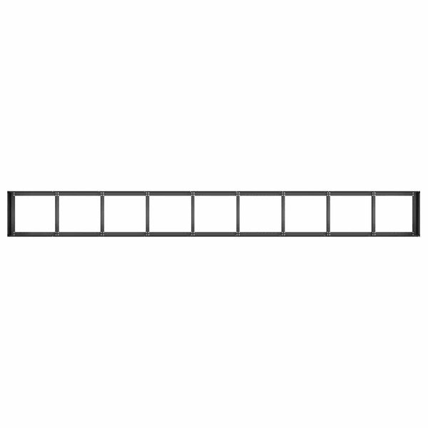 Schwarzer Pflanzkübel 360 cm Stahl