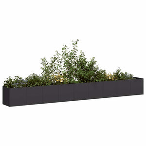 Schwarzer Pflanzkübel 360 cm Stahl