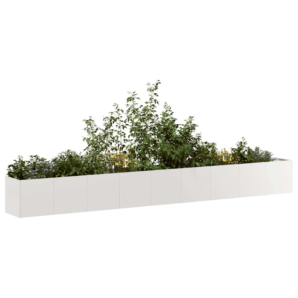 Edelstahl Pflanzkübel 360x40x40 cm