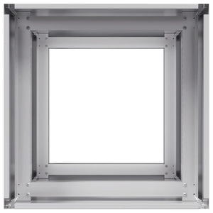 Verzinkter Stahl Pflanzkübel 40x40x80 cm